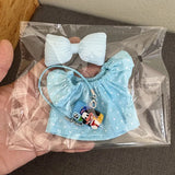 For 17cm Labubu Doll Luxury Brand Design DIY Accessories Dress Sweater Overalls T-shirt Hat Set For Labubu Trendy Clothing Gift