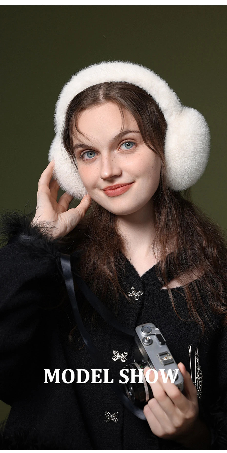 Maikun's New Thermal Earmuffs All-Match Autumn&Winter Cycling Thickened Ear Bags Imitation Rabbit Marten Ear Muffs