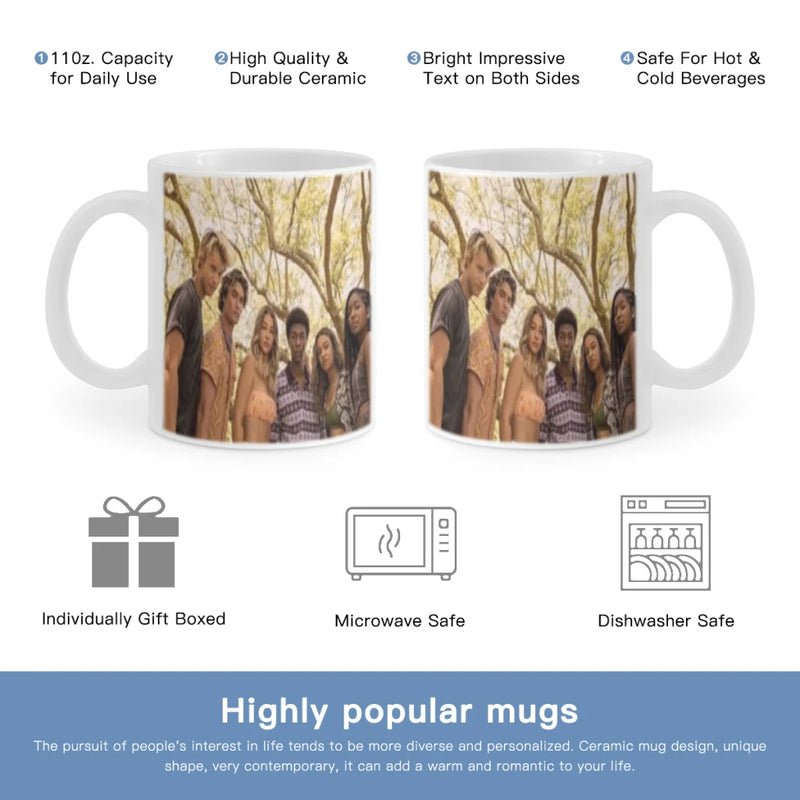 O-Outer Banks Anime Free shipping 11OZ Coffee Mug Beer Mugs Tea Milk Cup For coffee  Surprised Gift
