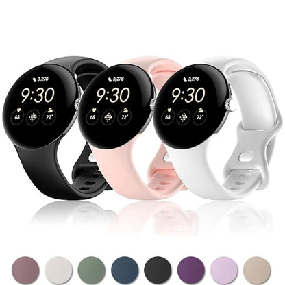 Silicone strap For Google Pixel Watch 2 Band Accessories Sport Smartwatch wrist No Gap Bracelet Correa Belt Pixel Watch Active