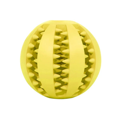 Silicone Pet Dog Toy Ball Interactive Bite-resistant Chew Toy for Small Dogs Tooth Cleaning Elasticity Ball Pet Products 5/6/7cm