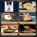 2Pcs Silicone Spatula Set Heat Resistant Nonstick Steak Spatula Kitchen Cooking Utensils Cookware Cooking Tool Set Spatula Kit