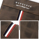 2023 New Short Men Wallets Slim Card Holder Male Purses Luxury PU Leather Coin Pocket High Quality Small Men's Wallet