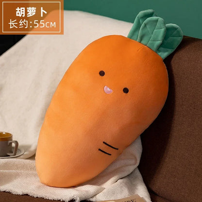 Peluche de aguacate, plátano, zanahoria y hongo, para dormir, cama, sofá, regalo de cumpleaños, nueva idea