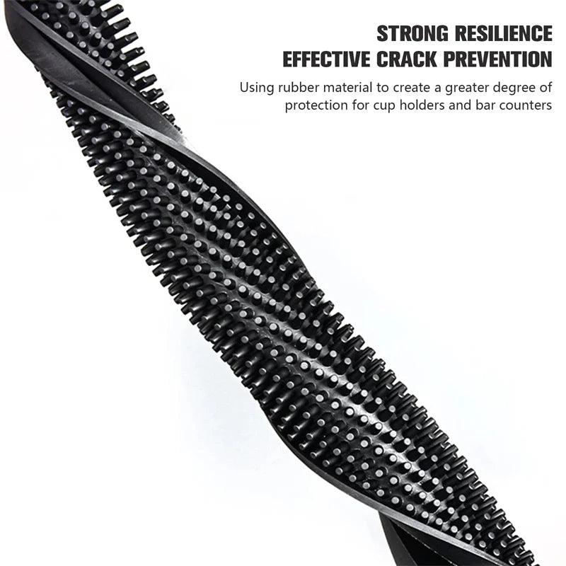 PVC Bar Mat Anti-slip Cafe Bar Mats Home Cup Mat Waterproof Heat Resistant Durable Drain Bar Service Spill Mat for Home Bar Cafe
