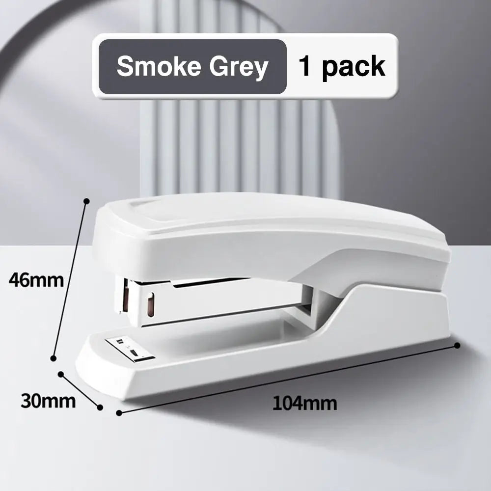 High Quality Use 24/6 Staples Stapler Color Mini Portable Long Stapler Effortless Labor-saving Stapling Machine Office School
