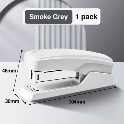 High Quality Use 24/6 Staples Stapler Color Mini Portable Long Stapler Effortless Labor-saving Stapling Machine Office School