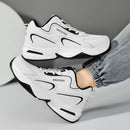 Men Sports Running Shoes Outdoor Walking Soft Casual Sneakers Fashion Designer Leather Sneaker Waterproof Men's Tennis Masculina