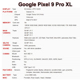 Original Google Pixel 9 Pro XL 16GB RAM128GB/256GB ROM Unlocked 5G Smartphone Applicable All Countries