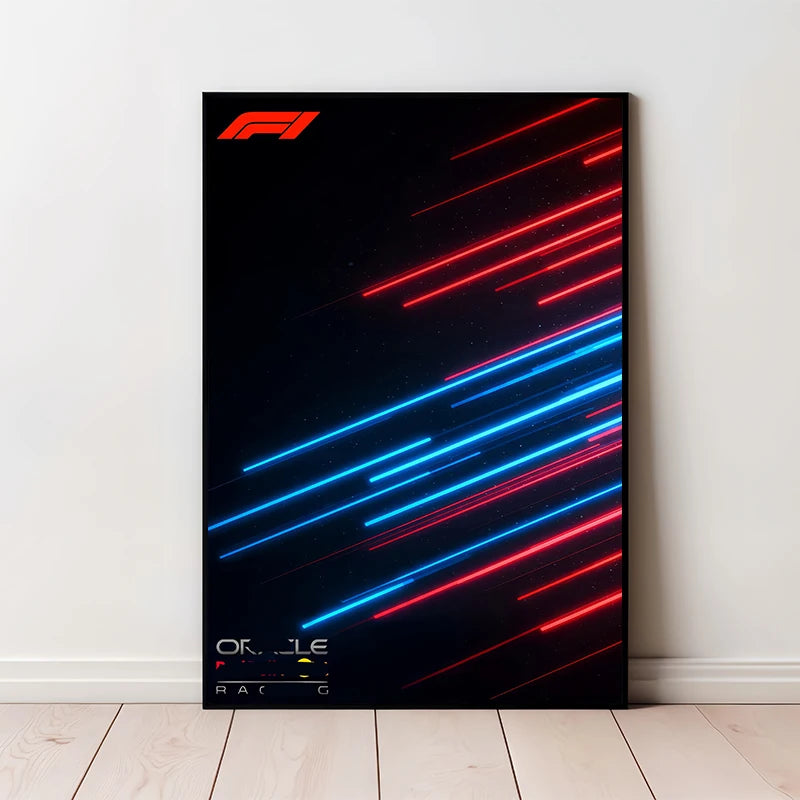 Modern Famous Racing Cars Series Gradient Posters Canvas Printing Minimalist Wall Art Picture for Living Room Home Decor Gifts