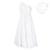 Vestido plisado de una pieza de talla grande para mujer de verano 2023, vestido informal holgado para fiesta, elegante y hermoso 