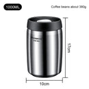 Vacuum sealed tank Coffee bean storage tank Household 304 stainless steel food storage Jars moisture-proof sealed container