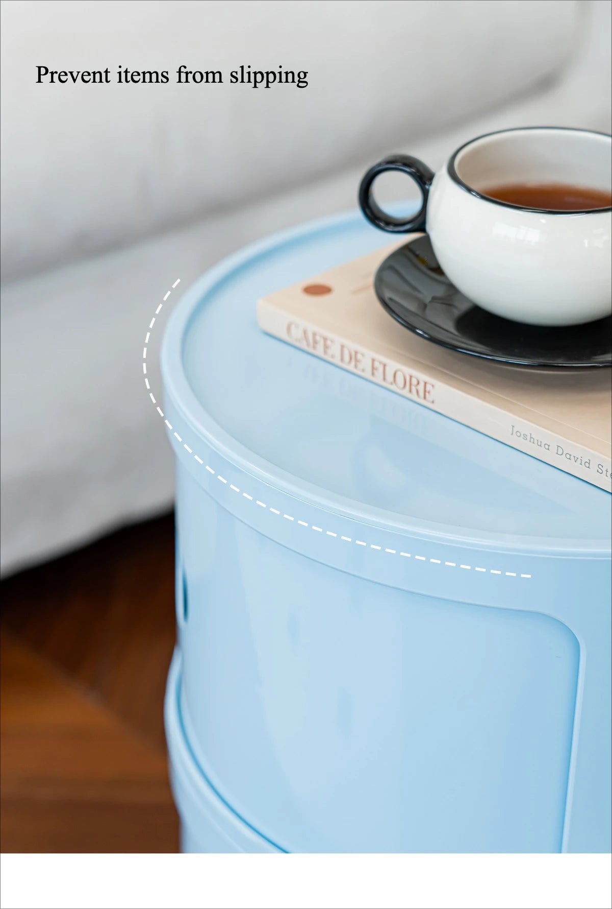 Nordic Ins Net Red Bedside Table Modern Minimalist White Round Creative Small Cabinet Mini Simple Plastic Side Cabinet 협탁