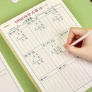 2 books/set Vertical Addition and Subtraction Practice Workbooks within 100 - Math Exercise Books