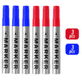 Permanent Paint Marker Pen Waterproof Black Pen for Tyre Oily Markers Quick Drying Signature Pen Stationery Supplies