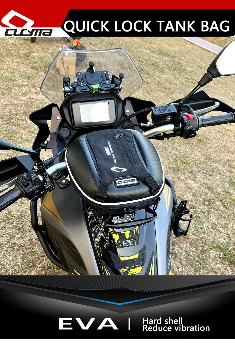 Motorcycle Tank Bag For BMW R1250GS R1200GS S1000XR F850GS R 1200 RT/R 1250 GS ADV F750 F900 XR Luggage Quick Lock Racing Backpa