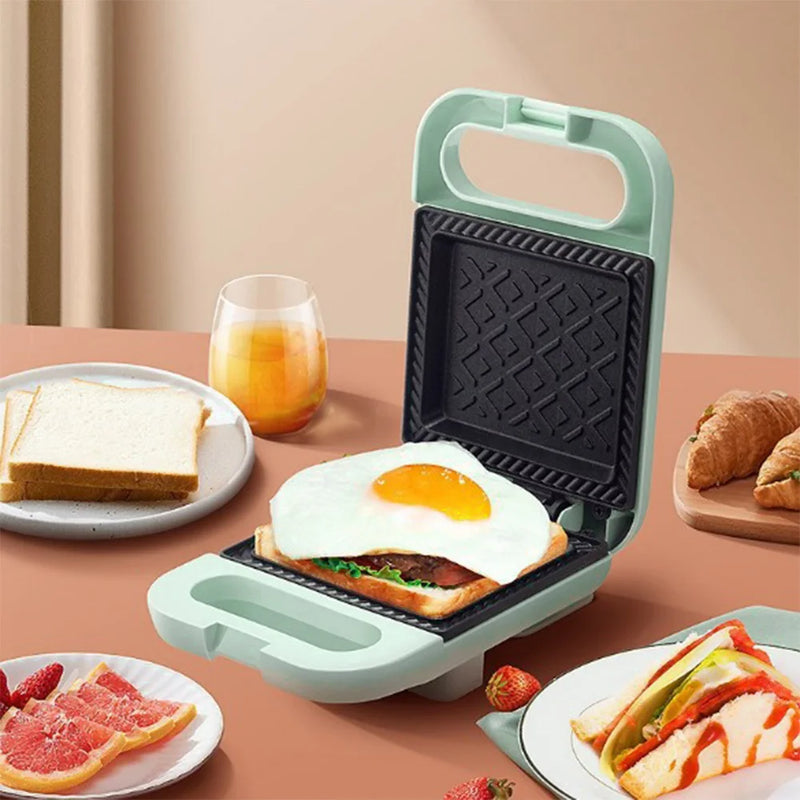 Multifunction Sandwich Maker Fast Heating Toaster Home Breakfast Making Machine Kitchen Electric Baking Pan Roast Meat Omelette