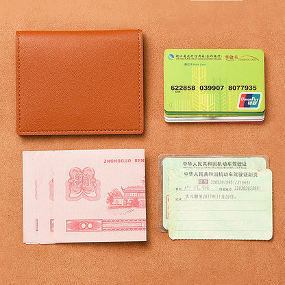 1 funda para tarjetas, delgada y compacta, para identificación bancaria, para licencia de conducir, sencilla y antidesmagnetización.