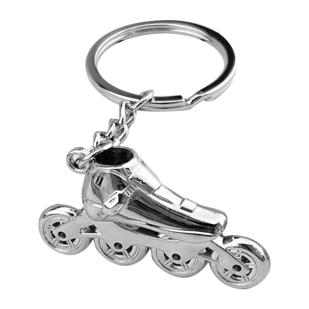 Llavero de patinaje sobre ruedas, llavero de coche, dije para bolso, regalo de patinaje