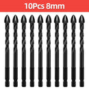 Cross Hex Tile Drill Bit For Glass Concrete Ceramic Tile Hole Opener Tunsten Carbide Hard Alloy Bits Set Tools 3 4 5 6 8 10 12mm