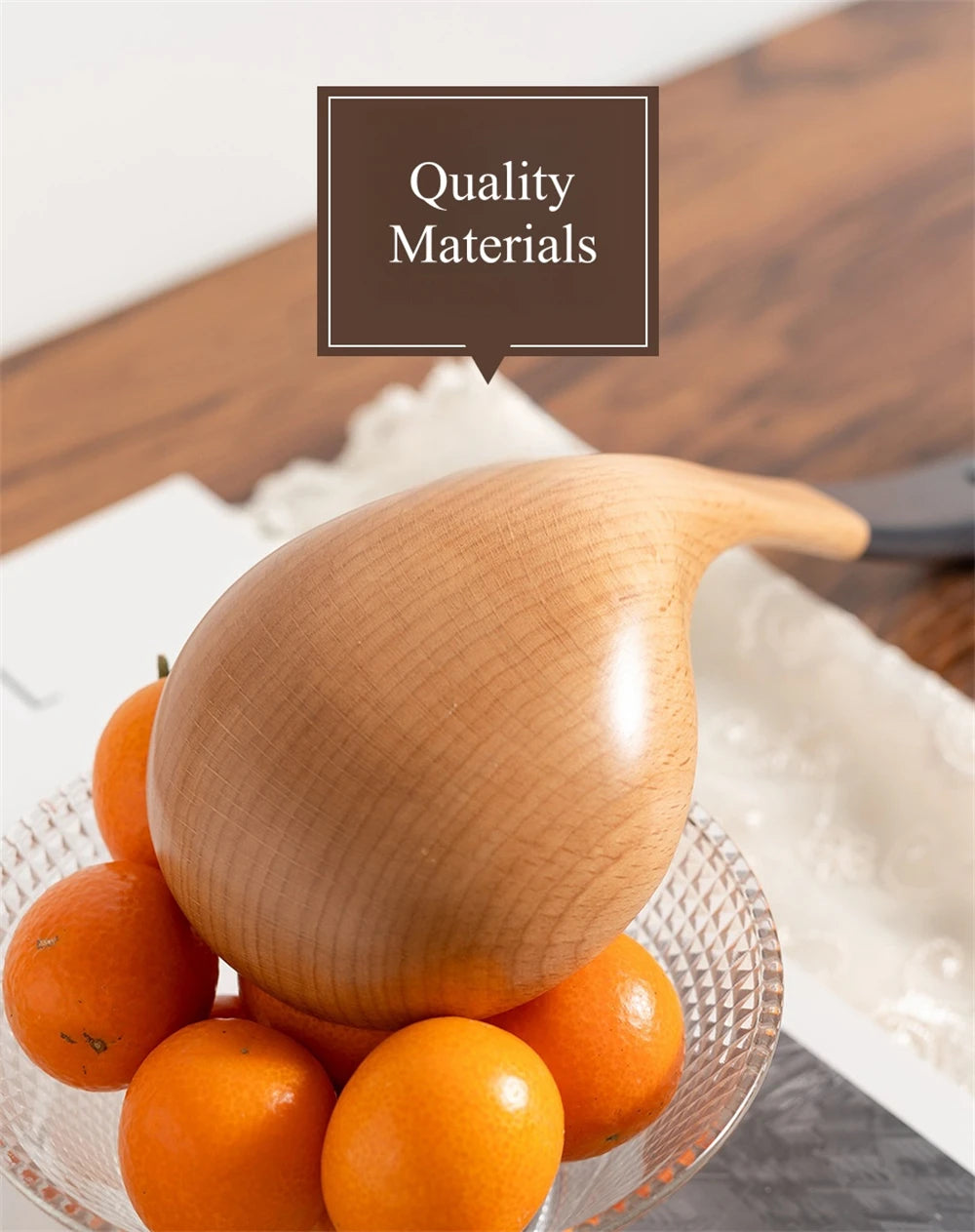 Espátula de madera con mango largo para cocinar, antiadherente, para saltear, resistente al calor, para el hogar, accesorio de cocina