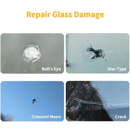 Líquido reparador de grietas en parabrisas de coche, herramienta nano para reparar vidrios, parabrisas de coche, arañazos en cristales, agente restaurador de grietas 