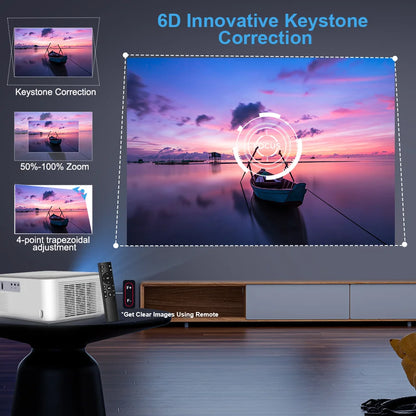 ThundeaL TD92Pro Mini Projector Full HD 1080P Projetor 5G WiFi Android 4K Video TD92 Pro Portable Beamer 3D Movie Home Theater