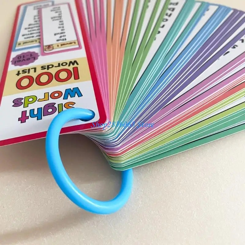 831D Sight Words Flash Cards High Frequency Word Lists Language Learning Tool Educational for Kids and Adults
