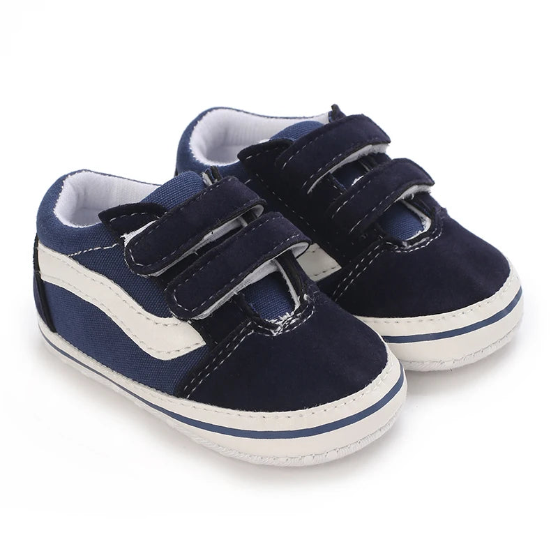 Newborn Baby Canvas Shoes Anti-slip Soft Baby Boy Girl Sneakers Casual Multi-Color Toddler First Walkers Crib Shoes
