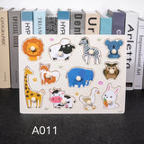 Toddler Wooden Peg 3D Puzzles Kids Toys Alphabet Montessori Education Learning Toys Great Preschool Gift for Girls and Boys