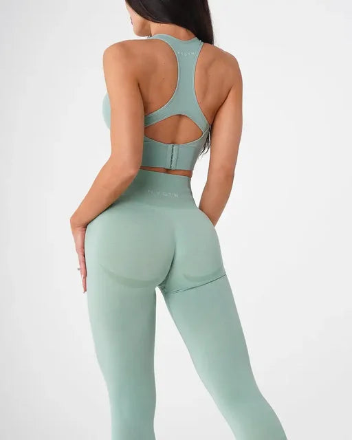 Nvgtn salpicado sem costura elastano leggings mulheres calças de treino macio roupas de fitness calças de yoga cintura alta ginásio wear