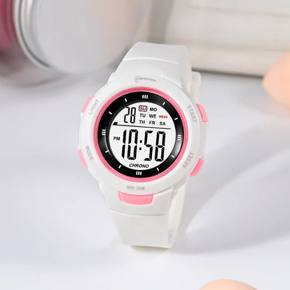 UTHAI CE49 Kids Watches Fashion Luminous Waterproof Alarm Clock Smart Watches Boys and Girls Student Electronic Wristwatch Gift