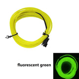 10/5/3/2/1M Glow EL Wire Neon Cable Christmas Dance Party DIY Costumes USB Switch Light Battery Voice control Lamp LED Mask Ball