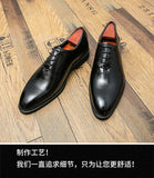 New Red Sole Brogue Shoes Men Black Business Mens Formal Shoes Lace-up Round Toe Spring/Autumn