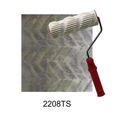 Decorative Paint Roller Patterned Painting Tool for Wall  Rubber Protection Stamp Polyurethane Textured Paint Pottery Wheel 2203