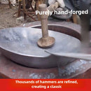 Authentic Zhangqiu flat-bottomed fish scale iron pan, hand-forged pan, induction cooker universal uncoated non-stick pan