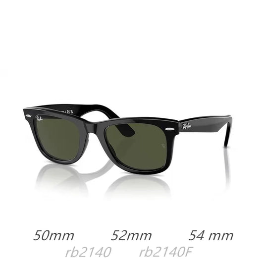 RayBan Original Classic 2140 / 2140F WAYFARER Square Sunglasses Glass Lenses, Polarized UV Protection Premium Eyewear in Box