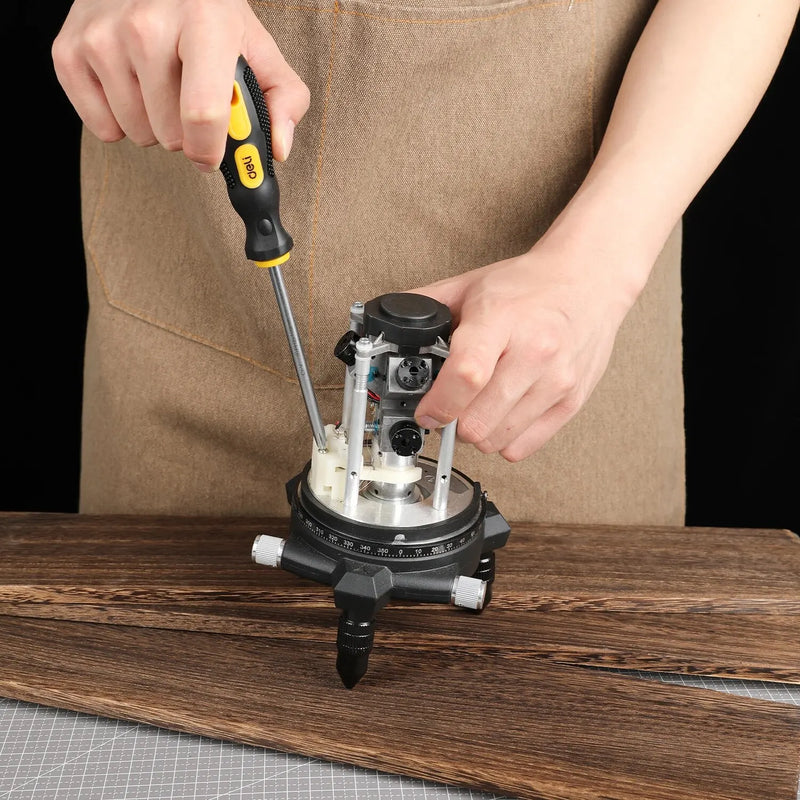 Deli 2pcs Magnetic Screwdriver Flat Head Cross Screwdriver Household Tool Set Handle Multi-Purpose Detachable Screwdriver