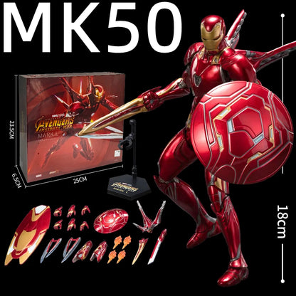 Figura de acción de Iron Man Legends, Mk42, War Machine, MK1, MK2, MK3, MK4, MK5, MK6, MK7, Avengers Spider-Man, Infinity War, ZD Original 