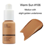 10 cores rosto base líquida natural fosco controle de óleo corretivo maquiagem iluminar o tom da pele suave profissional 8 cores