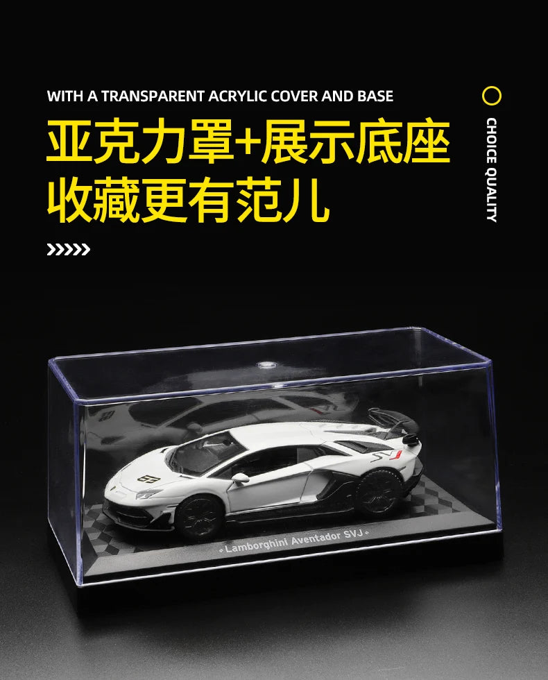 CCA 1:43 BMW Gulf Oil Station Shell Station McLaren Lamborghini Series Racing Alloy Car Model Toy Car Casting Pullback Function