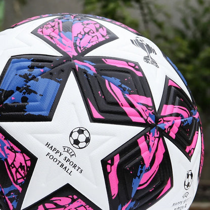 Professional Soccer Ball Size 5 Official Match Ball Seamless Bonded PU Soft Size 4 Football Excellent Grip and Elasticity