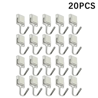 Ganchos magnéticos multiusos para almacenamiento, resistentes, para llaves, para cocina, baño (50 unidades) 