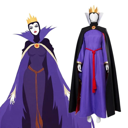 Evil Queen Cosplay Costumes Women Disney The Snow White Evil Queen Cosplay Dress Outfit Adult Halloween Carnival Costumes