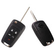 YIQIXIN - Funda plegable para llave de coche (2/3 botones), compatible con Opel/Vauxhall, Astra J, Zafira BC, Insignia, Mokka, Adam Cascade, Karl, Corsa, Meriva 