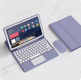 Funda con teclado Bluetooth para Redmi Pad, funda magnética de cuero desmontable con ratón y portalápices integrado, SE 11, 2023 