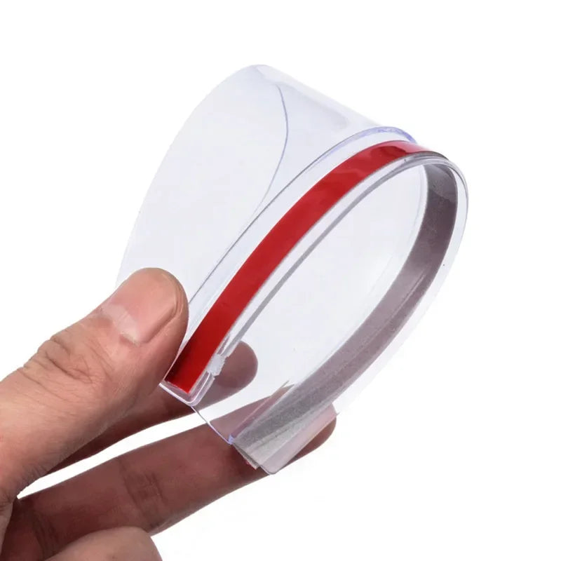 2pcs Car Rearview Mirror Rain Shield Rain Eyebrow Rain Cover Universal Carbon Fiber Rear View Side Mirror Rains Eyebrow Shield
