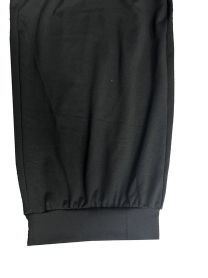Plus size European and American cross-border  autumn and winter new casual solid color pocket leggings