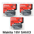 100% Genuine Makita 18v 6.0Ah Replacement battery bl1850b BL1850 bl1860 bl 1860 bl1830 bl1815 bl1840 LXT400 for makita tools