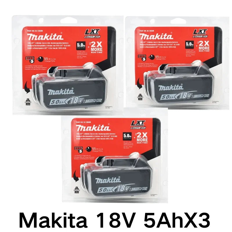 100% Genuine Makita 18v 6.0Ah Replacement battery bl1850b BL1850 bl1860 bl 1860 bl1830 bl1815 bl1840 LXT400 for makita tools